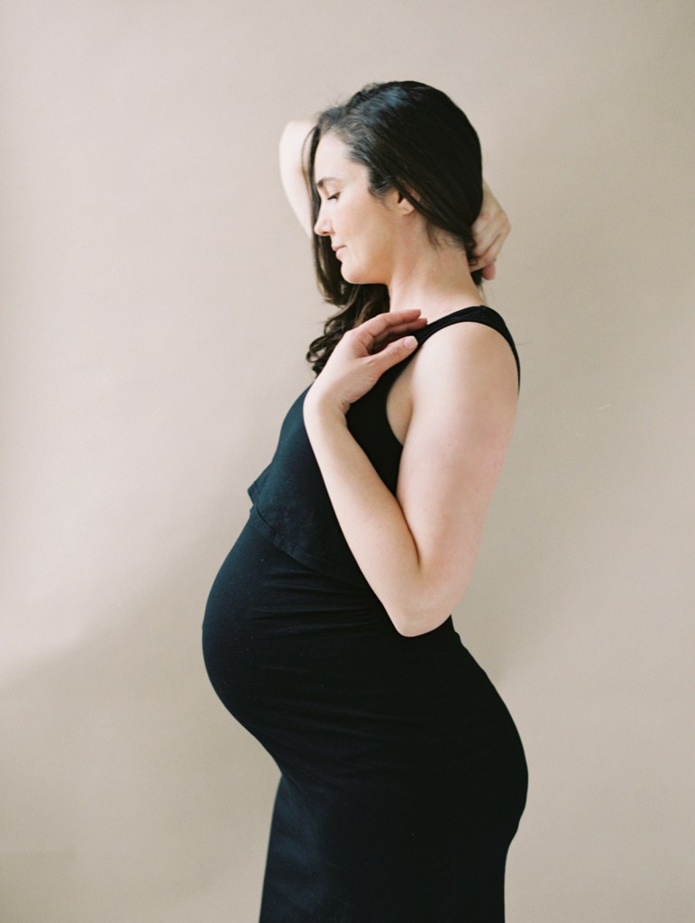 maternity photos on film