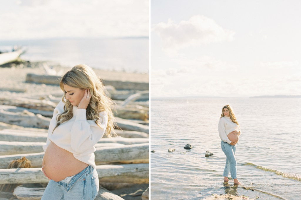 Seattle Maternity Photos on Film